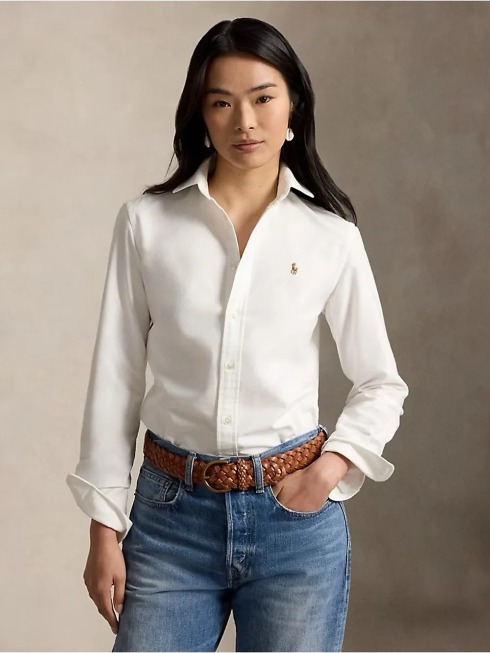 Slim Fit Oxford Shirt Polo Ralph Lauren - Picture 1 of 4